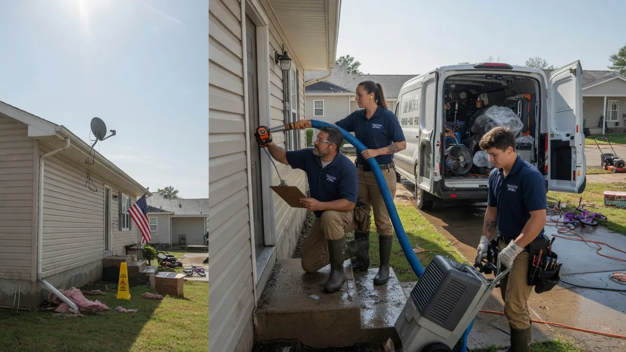 Ceiling Water Damage Restoration in Lyons, OH near me